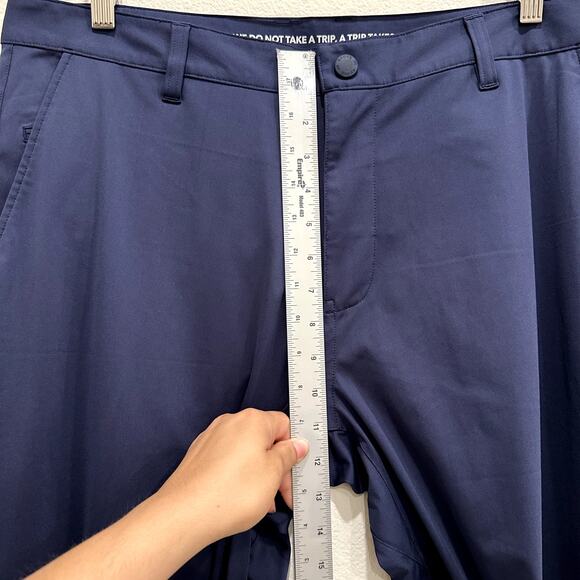 Rhone Commuter Classic Mens 36 Navy Performance Chino Pants Activewear Golf - Picture 7 of 9